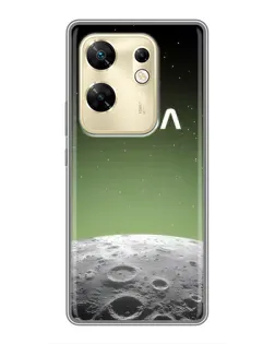 Чехол для Infinix Zero 30 с картинкой «NASA — лунный градиент»