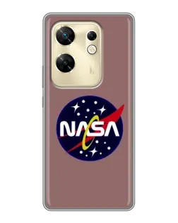 Чехол для Infinix Zero 30 с картинкой «NASA — ретро космос»