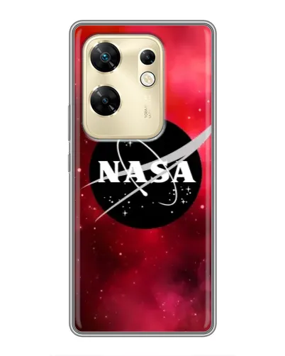 Чехол для Infinix Zero 30 с картинкой «NASA — красная туманность»