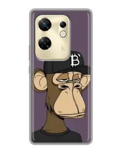 Чехол для Infinix Zero 30 с картинкой «Bored Ape в кепке»