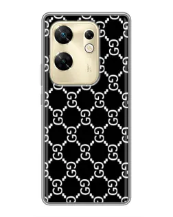 Чехол для Infinix Zero 30 с картинкой «Gucci — сетчатый паттерн»