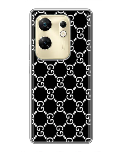 Чехол для Infinix Zero 30 с картинкой «Gucci — сетчатый паттерн»