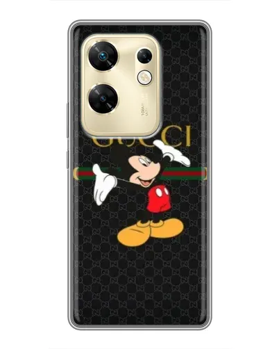 Чехол для Infinix Zero 30 с картинкой «Микки Маус Gucci»