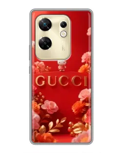 Чехол для Infinix Zero 30 с картинкой «Gucci — золотой сад»