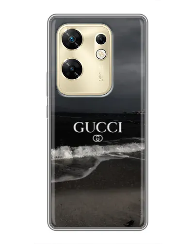 Чехол для Infinix Zero 30 с картинкой «Gucci — морской прибой»