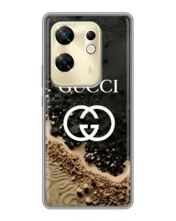 Чехол для Infinix Zero 30 с картинкой «Gucci — песчаные дюны»