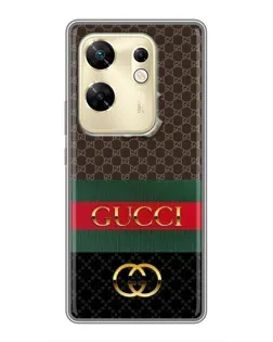 Чехол для Infinix Zero 30 с картинкой «Gucci — брендированный десерт»