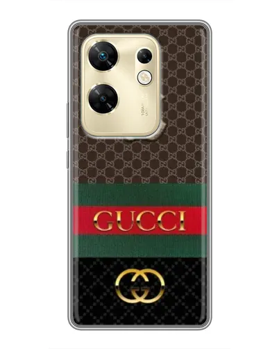 Чехол для Infinix Zero 30 с картинкой «Gucci — брендированный десерт»