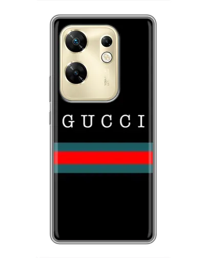 Чехол для Infinix Zero 30 с картинкой «Gucci — красный пояс»