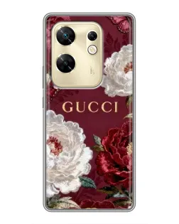 Чехол для Infinix Zero 30 с картинкой «Gucci — бордовые розы» Чехол для Infinix Zero 30 с картинкой «Gucci — бордовые розы»
