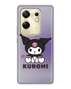 Чохол для Infinix Zero 30 з картинкою «Kuromi — фіолетовий арт»