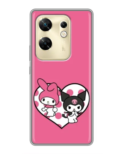 Чохол для Infinix Zero 30 з картинкою «Kuromi та My Melody»