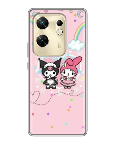 Чохол для Infinix Zero 30 з картинкою «My Melody та Kuromi»