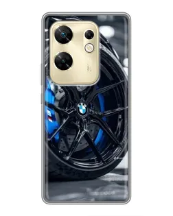 Чехол для Infinix Zero 30 с картинкой «Колесо BMW вблизи»