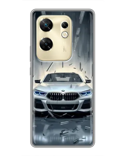 Чехол для Infinix Zero 30 с картинкой «BMW в свете фар»
