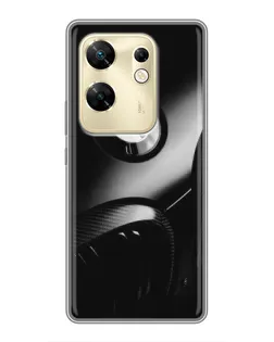 Чехол для Infinix Zero 30 с картинкой «Эмблема BMW — макро»