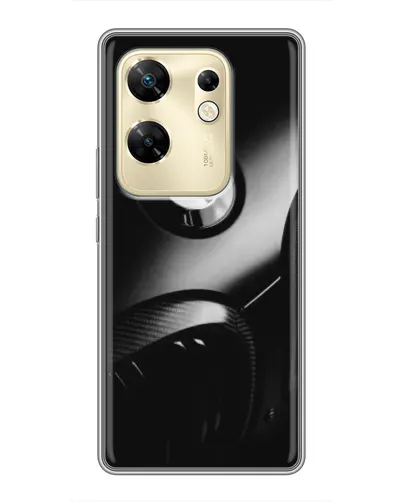 Чехол для Infinix Zero 30 с картинкой «Эмблема BMW — макро»