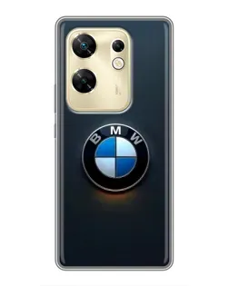Чехол для Infinix Zero 30 с картинкой «Логотип BMW — минимализм»