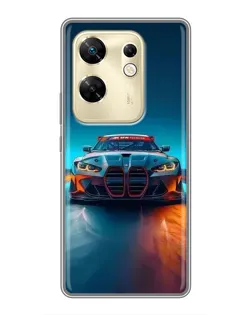 Чохол для Infinix Zero 30 з картинкою «BMW — вогні неону»