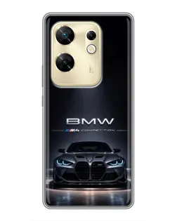 Чохол для Infinix Zero 30 з картинкою «BMW крізь нічне місто»