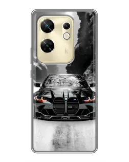 Чохол для Infinix Zero 30 з картинкою «BMW — акварельний дрифт»
