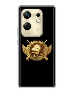 Чохол для Infinix Zero 30 з картинкою «PUBG — помаранчевий градієнт»
