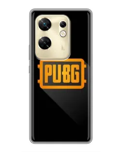 Чохол для Infinix Zero 30 з картинкою «PUBG — рамка лого»