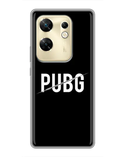Чохол для Infinix Zero 30 з картинкою «PUBG — білий логотип» Чохол для Infinix Zero 30 з картинкою «PUBG — білий логотип»