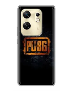 Чохол для Infinix Zero 30 з картинкою «PUBG — золотий логотип»