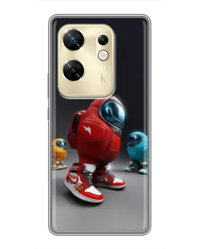 Чохол для Infinix Zero 30 з картинкою «Among Us — 3D стиль»