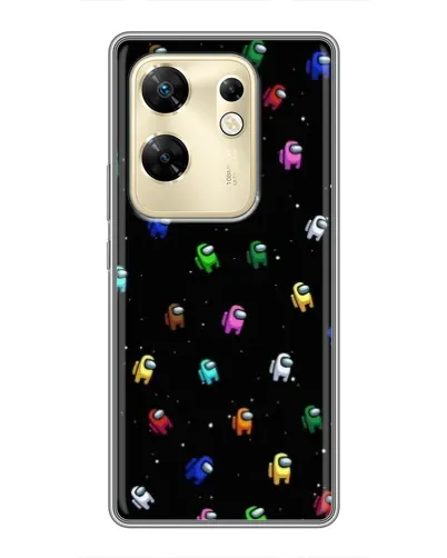 Чохол для Infinix Zero 30 з картинкою «Екіпаж Among Us»