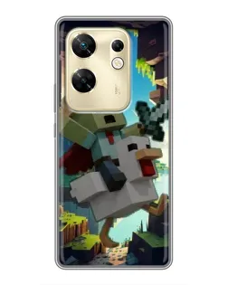 Чохол для Infinix Zero 30 з картинкою «Стів та гусь»