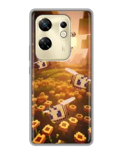 Чехол для Infinix Zero 30 с картинкой «Поле подсолнухов»