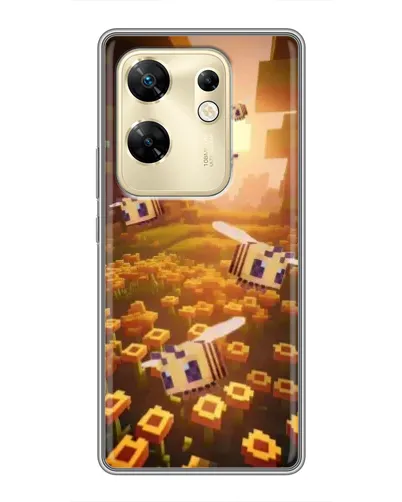 Чехол для Infinix Zero 30 с картинкой «Поле подсолнухов»