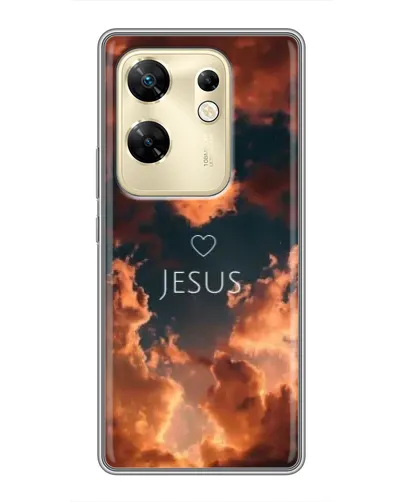 Чохол для Infinix Zero 30 з картинкою «Сяйво Імені Jesus»