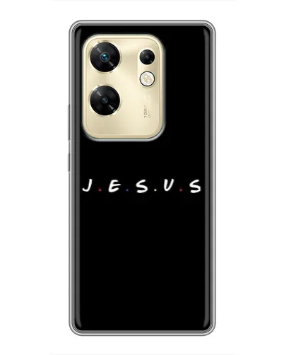 Чохол для Infinix Zero 30 з картинкою «Крапки віри J.E.S.U.S.»