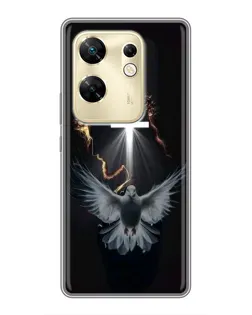 Чохол для Infinix Zero 30 з картинкою «Голуб та Світло»