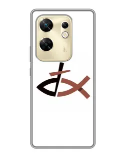 Чохол для Infinix Zero 30 з картинкою «Риба та хрест»