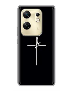 Чохол для Infinix Zero 30 з картинкою «Тонкий хрест»