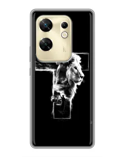 Чохол для Infinix Zero 30 з картинкою «Сяючий хрест Jesus»