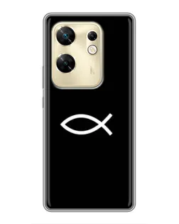 Чохол для Infinix Zero 30 з картинкою «Символ риби Jesus»