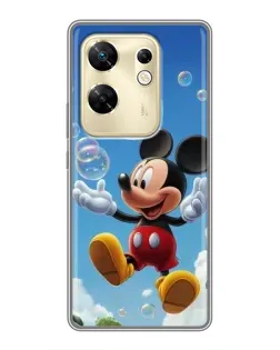Чохол для Infinix Zero 30 з картинкою «Mickey та мильні бульбашки»