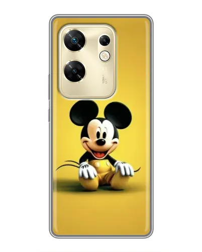 Чохол для Infinix Zero 30 з картинкою «Міккі на жовтому»