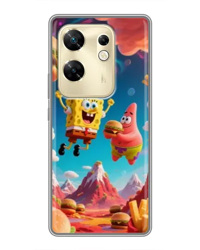 Чохол для Infinix Zero 30 з картинкою «Космічний фастфуд» Чохол для Infinix Zero 30 з картинкою «Космічний фастфуд»