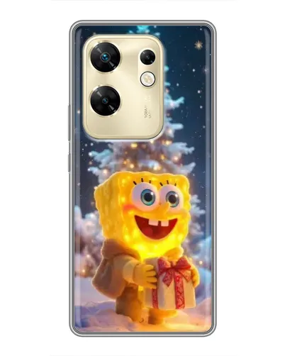 Чохол для Infinix Zero 30 з картинкою «Різдвяний Спанч Боб» Чохол для Infinix Zero 30 з картинкою «Різдвяний Спанч Боб»