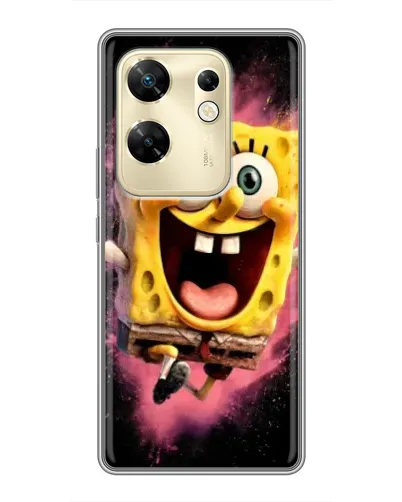 Чохол для Infinix Zero 30 з картинкою «Вибуховий Спанч Боб» Чохол для Infinix Zero 30 з картинкою «Вибуховий Спанч Боб»