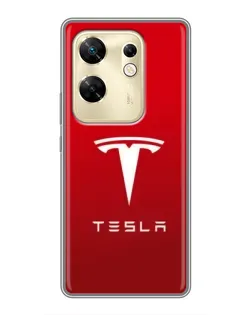 Чехол для Infinix Zero 30 с картинкой «Tesla Red Classic»
