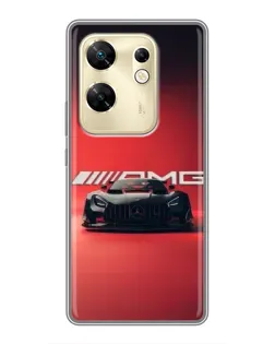 Чехол для Infinix Zero 30 с картинкой «Mercedes AMG — красная линия»