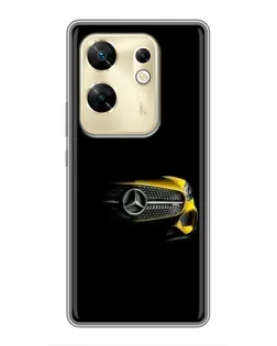 Чехол для Infinix Zero 30 с картинкой «Mercedes — ретро стиль»