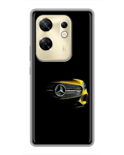 Чехол для Infinix Zero 30 с картинкой «Mercedes — ретро стиль»